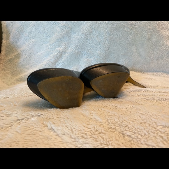 Black Nine West platform pumps sz 5.5 - Picture 4 of 5